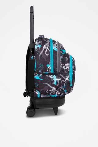 Sac à dos à roulettes  -  Coolpack - Noir, bleu et gris