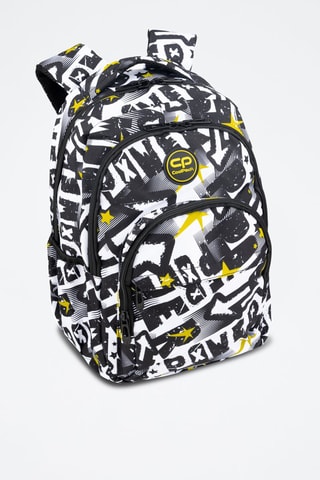 Mochila - Preto - Coolpack - Branco, preto e amarelo