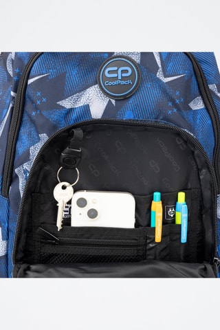 Mochila - Azul-cobalto - Coolpack - Branco e azul