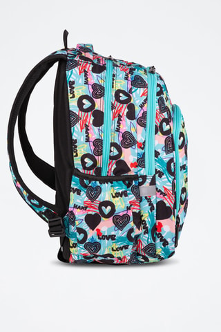 Sac à dos  -  Coolpack - Noir, bleu et rose