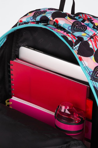 Sac à dos  -  Coolpack - Noir, bleu et rose