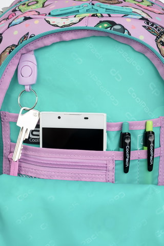 Sac à dos  -  Coolpack - Turquoise et rose