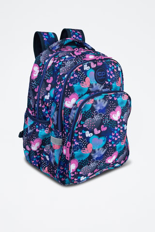 Mochila Stamp Hearts - Coolpack - Multicor