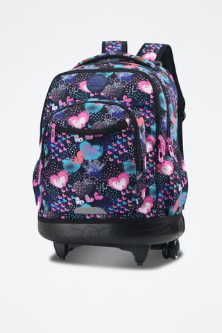 Sac à dos à roulettes Stamp Hearts - Coolpack - Multicolore