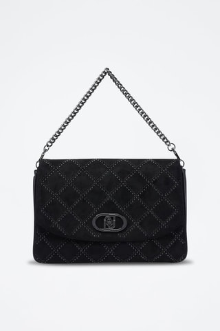 Sac bandoulière - Noir et argenté