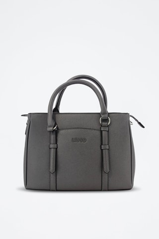 Sac à main - Blanc, gris et noir