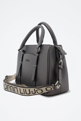Sac à main - Blanc, gris et noir