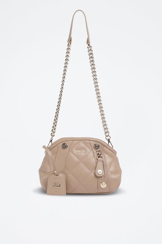 Sac bandoulière - Beige et marron