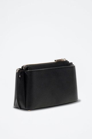 Sac bandoulière Bianca - Noir et doré