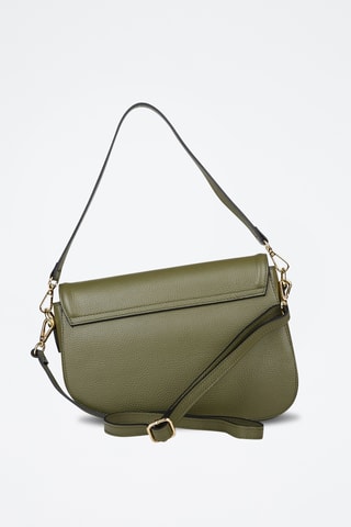 Sac porté épaule en cuir de veau - Vert