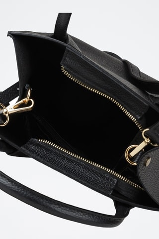 Sac à main en cuir de veau - Noir