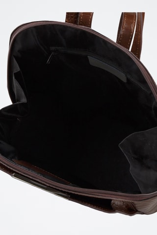 Sac à dos en cuir de veau - Marron