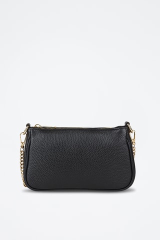 Sac bandoulière en cuir de veau - Noir