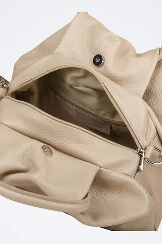 Sac à main en cuir de veau - Beige