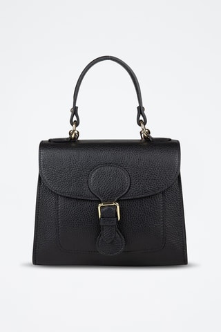 Sac à main en cuir de veau - Noir