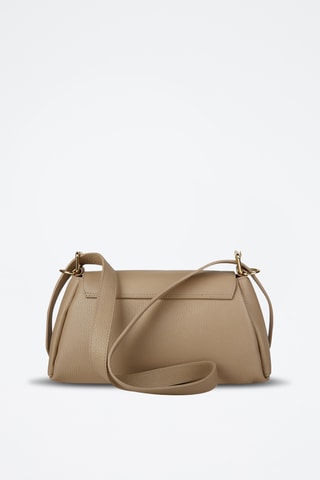 Sac porté épaule en cuir de veau - Beige