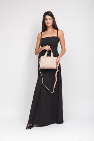 Sac à main en cuir de veau - Beige