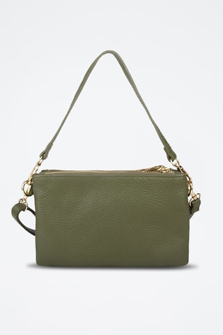 Sac porté épaule en cuir de veau - Vert