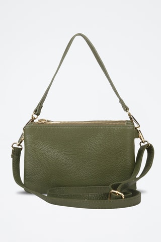 Sac porté épaule en cuir de veau - Vert
