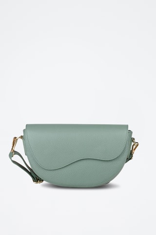 Sac bandoulière en cuir de veau - Vert