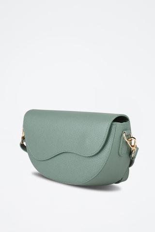 Sac bandoulière en cuir de veau - Vert