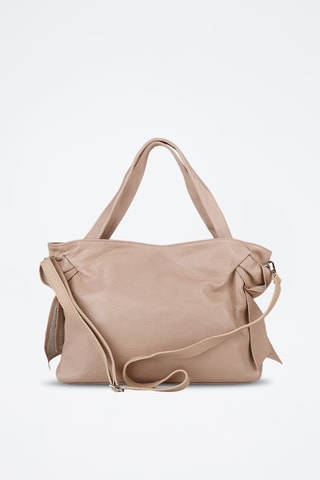 Cabas en cuir de veau - Beige