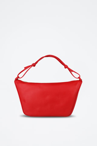Sac à main en cuir de veau - Rouge