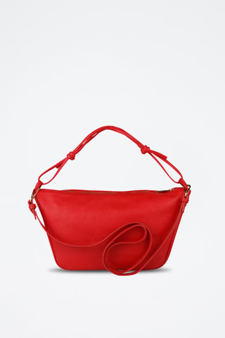 Sac à main en cuir de veau - Rouge