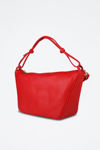 Sac à main en cuir de veau - Rouge