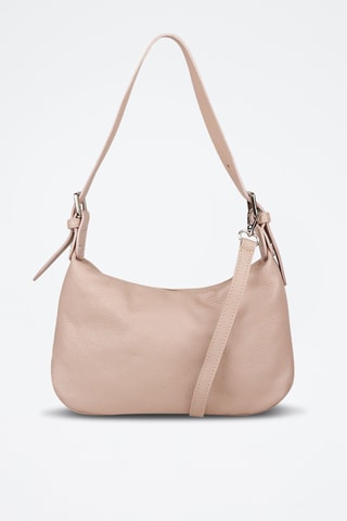 Sac porté épaule en cuir de veau - Beige