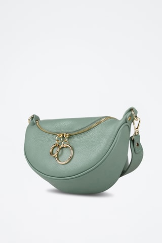 Sac bandoulière en cuir de veau - Vert