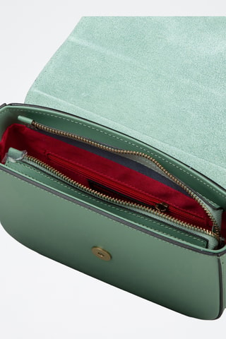 Sac bandoulière en cuir de veau - Vert