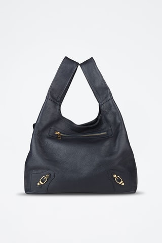 Sac à main en cuir de veau - Bleu