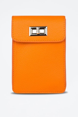 Sac banane en cuir - Orange
