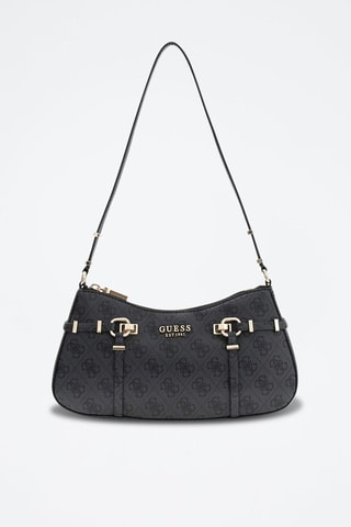Sac porté épaule Leona - Noir et doré