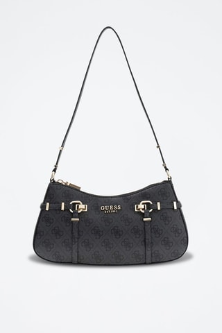 Sac porté épaule Leona - Noir et doré