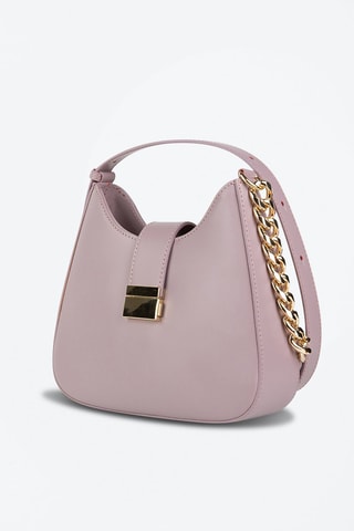 Sac bandoulière en cuir - Rose