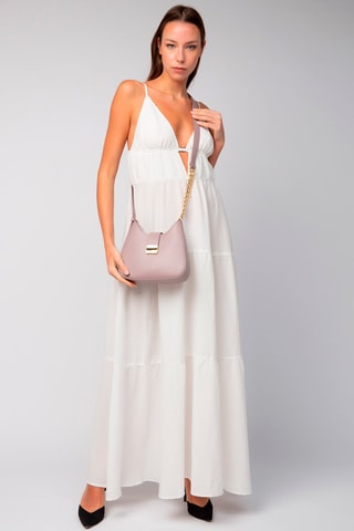 Sac bandoulière en cuir - Rose