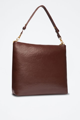 Sac porté épaule - Doré et marron