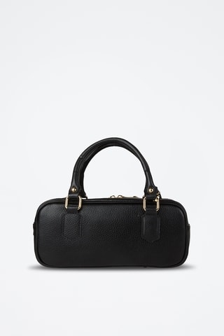 Sac à main en cuir de veau - Noir