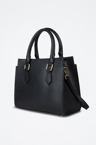 Sac à main en cuir de veau - Noir