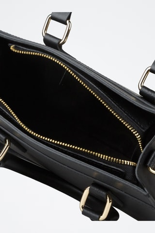 Sac à main en cuir de veau - Noir