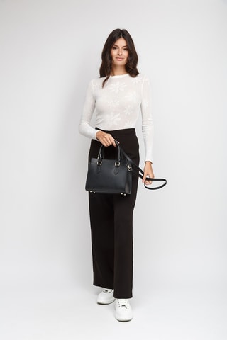 Sac à main en cuir de veau - Noir