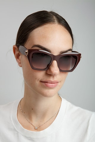 Lunettes de soleil femme - Marron foncé