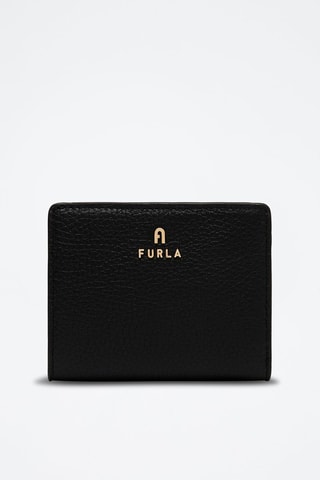 Portefeuille en cuir Camelia S - Noir