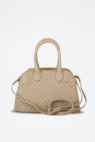Sac à main en cuir de veau - Beige