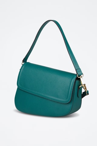 Sac porté épaule en cuir de veau - Vert
