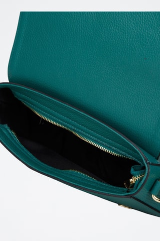 Sac porté épaule en cuir de veau - Vert