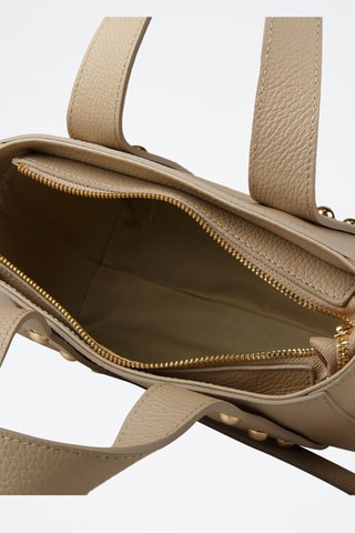 Sac à main en cuir de veau - Beige