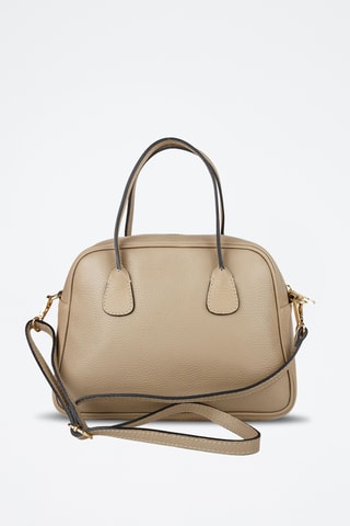 Sac à main en cuir de veau - Beige